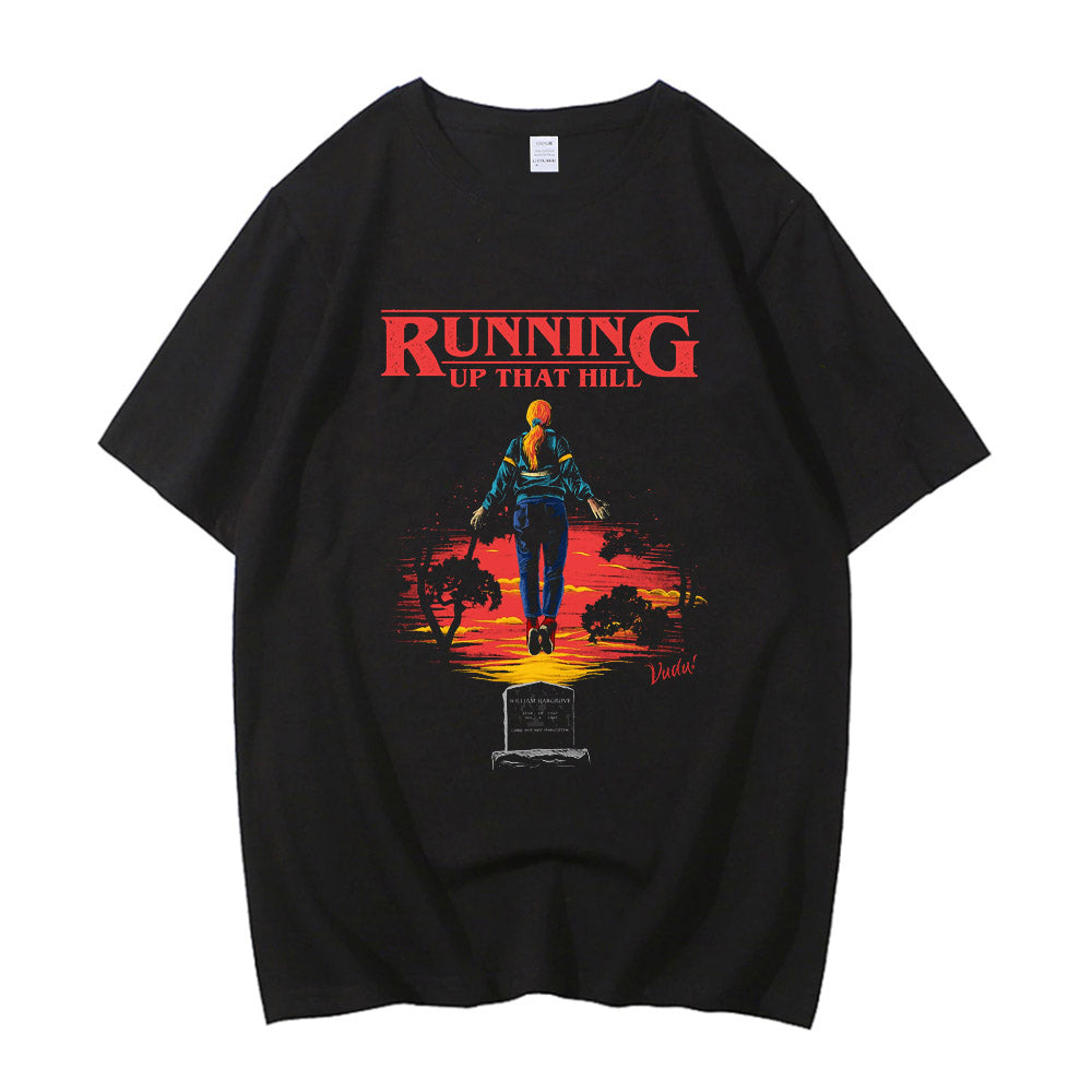 T-shirt homme Stranger Things Running Up That Hill vu de face