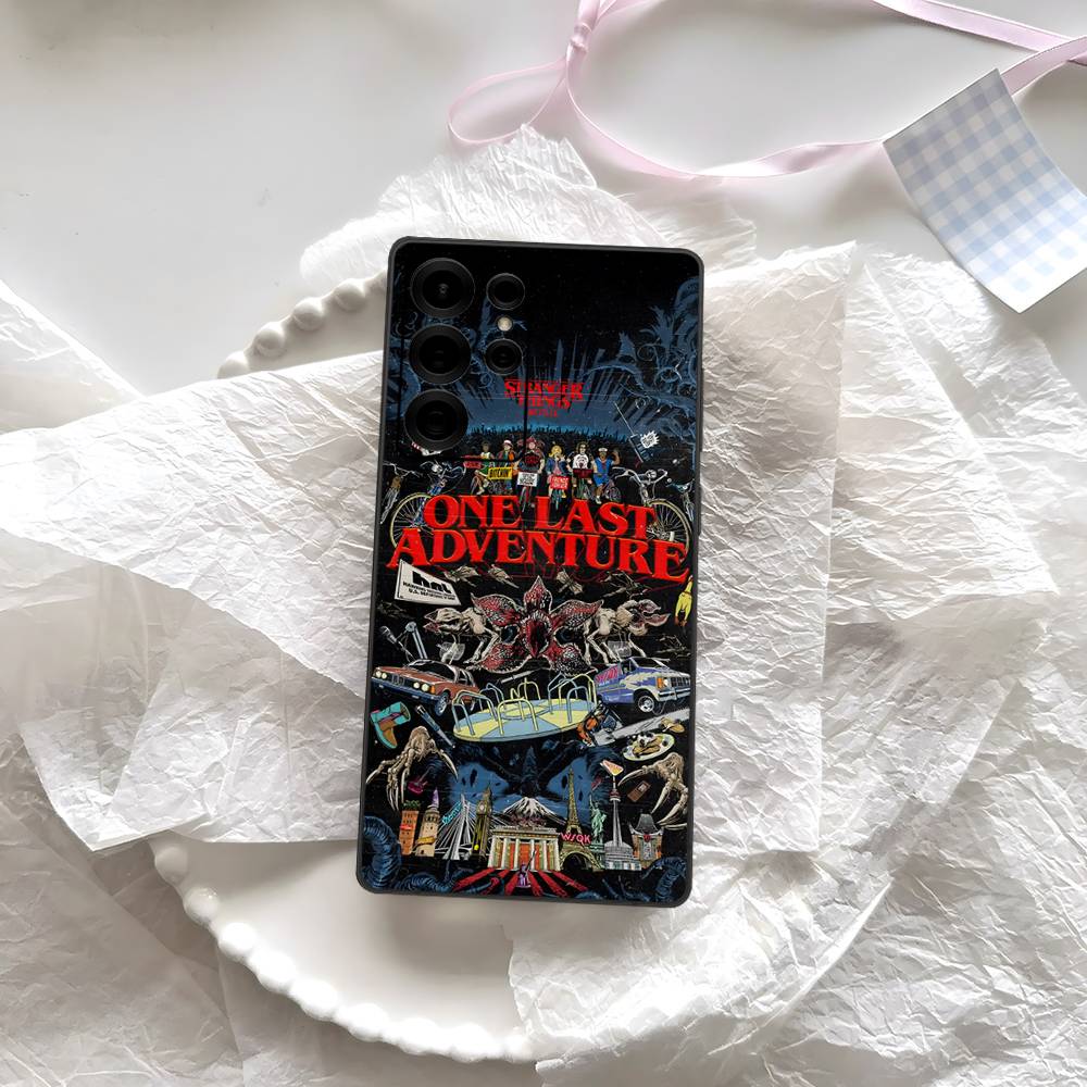 Coque Samsung mate Stranger Things One Last Adventure vu de face