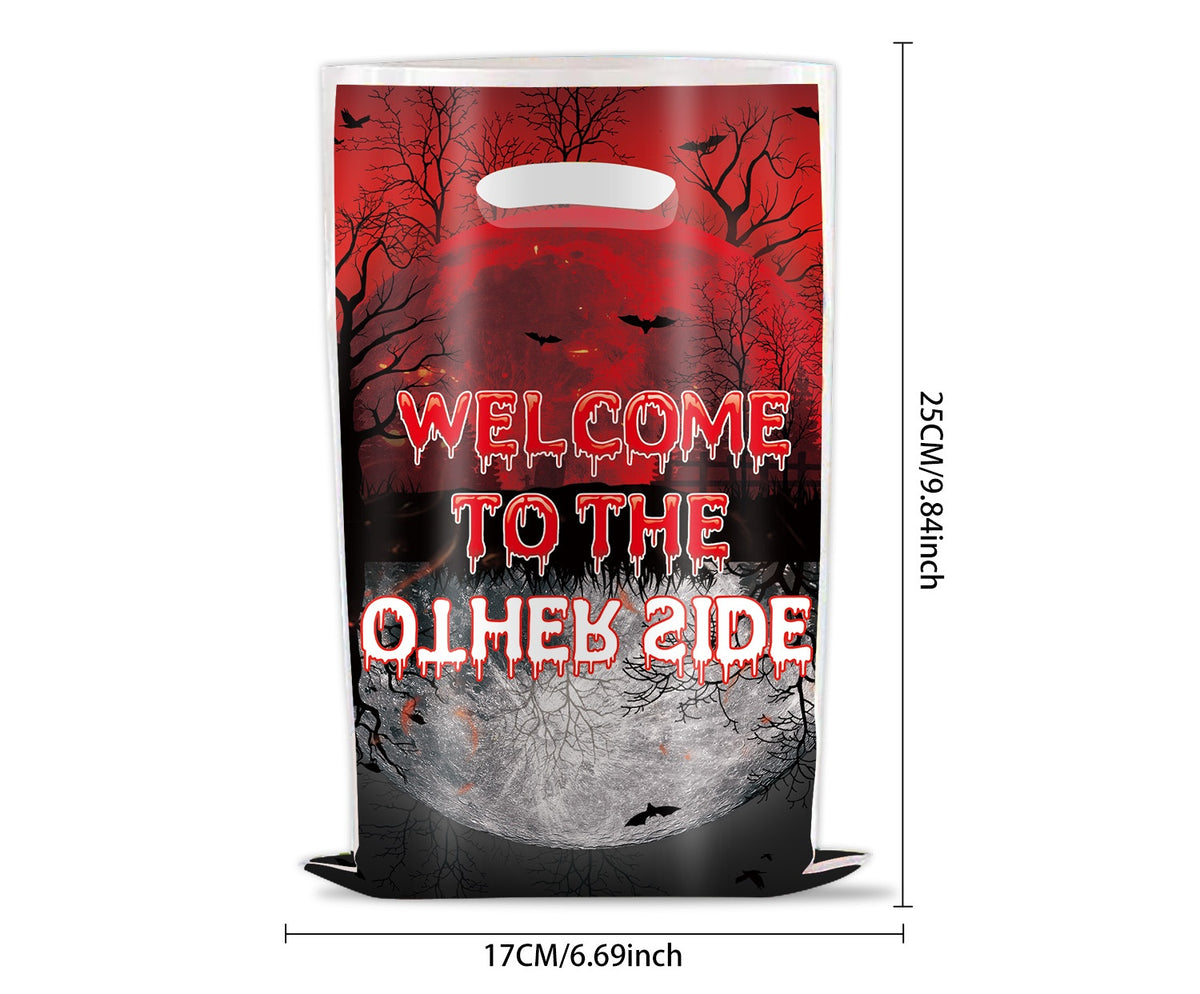 Sacs cadeaux Stranger Things Welcome to the Other Side (lot de 10) vu de face