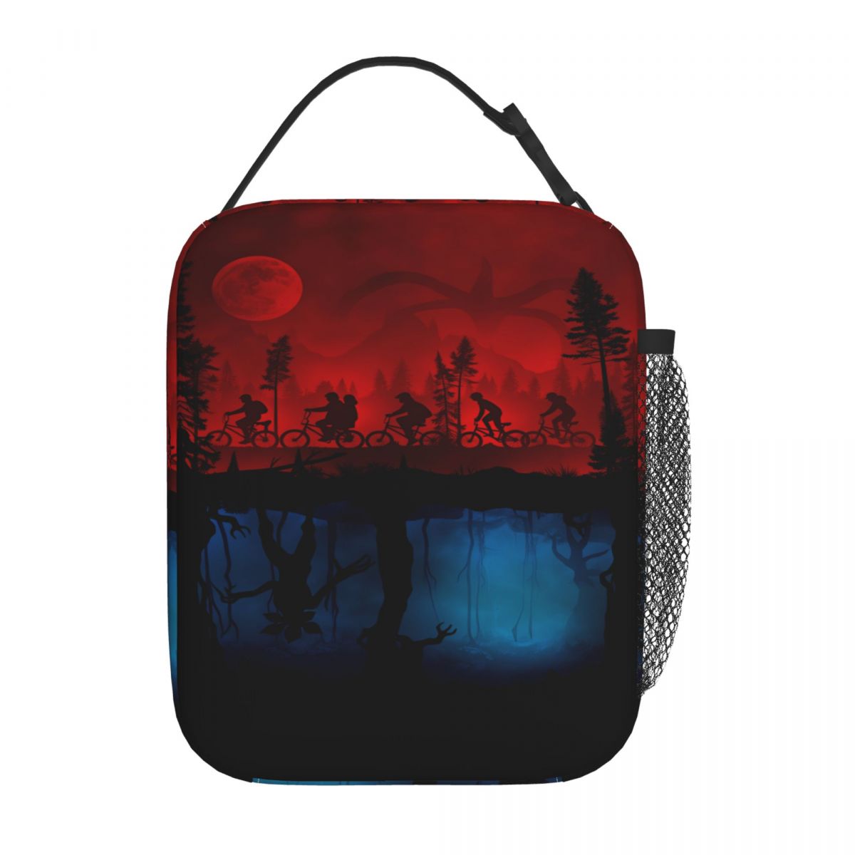 Sac isotherme Stranger Things Hawkins renversée vu de face
