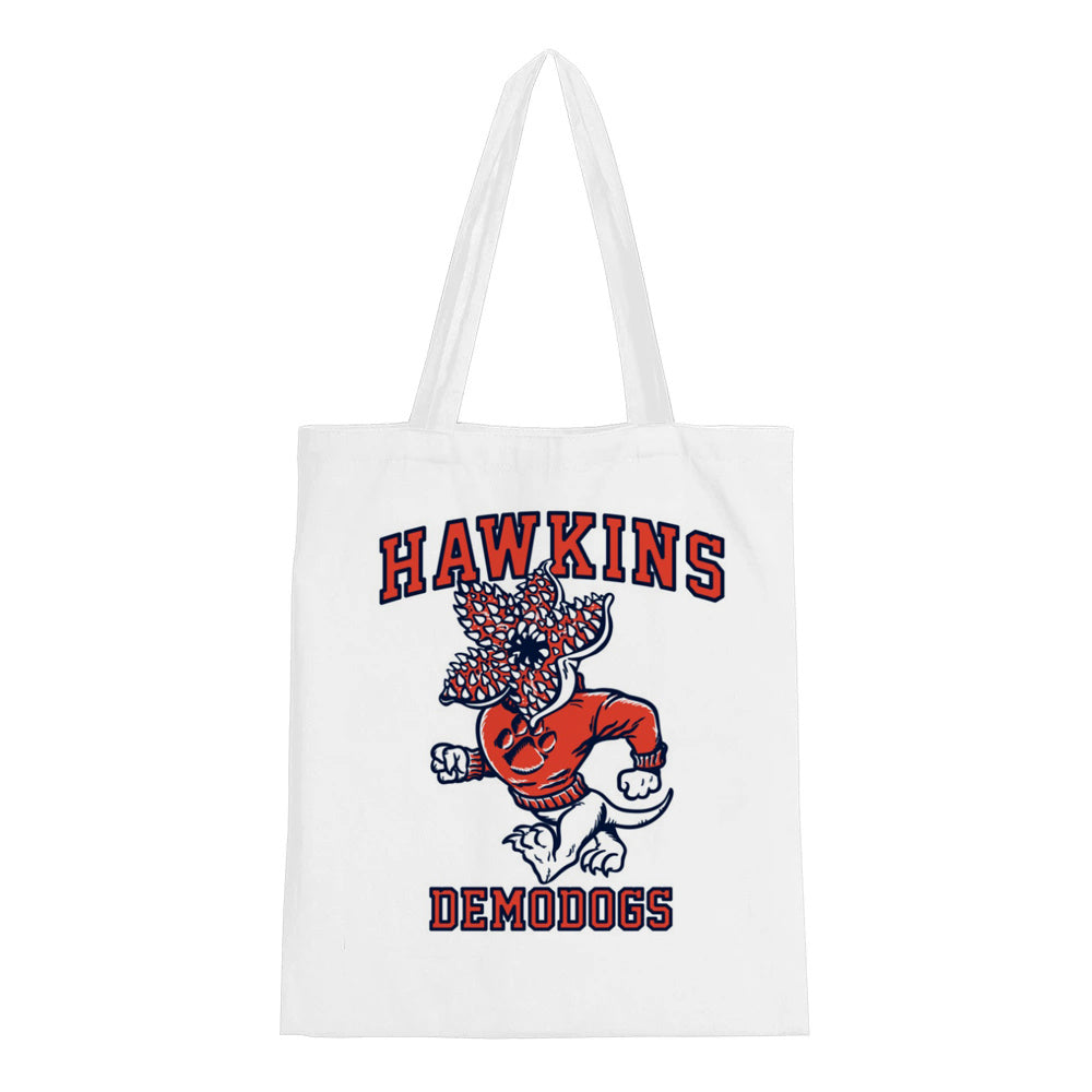 Tote bag Stranger Things Hawkins Demodogs vu de face