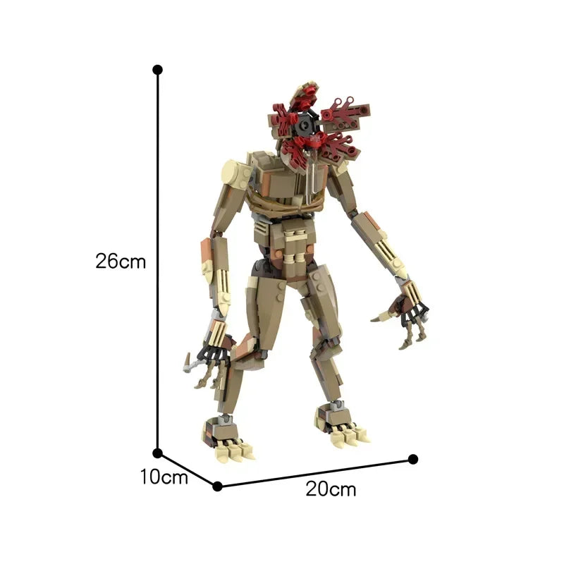Figurine à construire Stranger Things Demogorgon 350 pièces vu de face