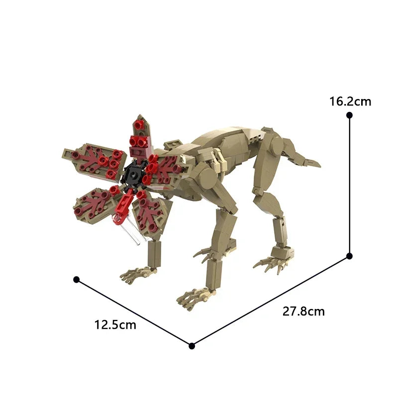Figurine à construire Stranger Things Demodog 375 pièces vu de face