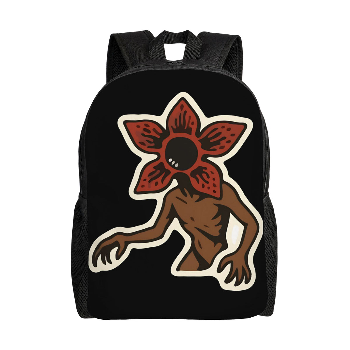 Sac à dos Stranger Things Demogorgon dessiné vu de face