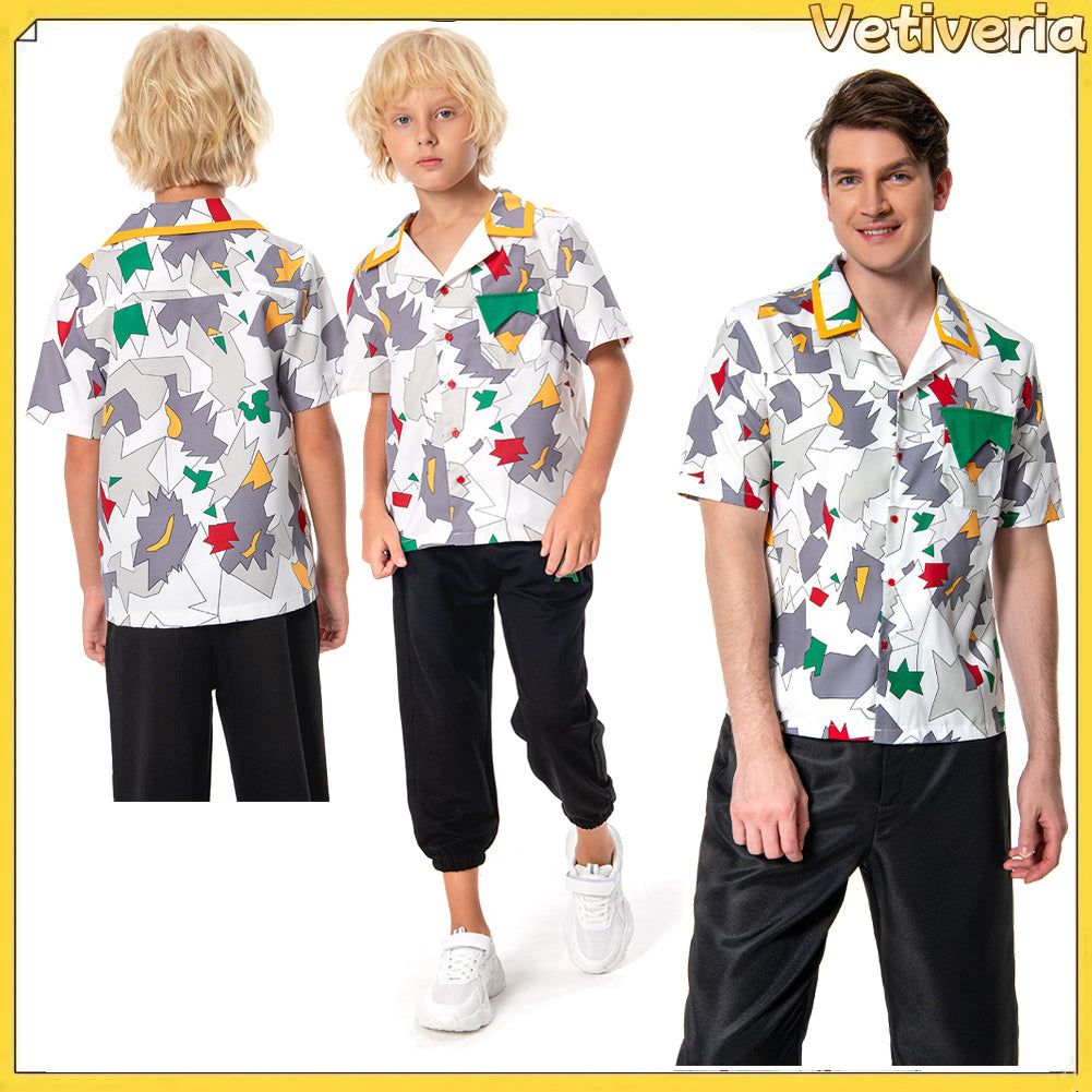 Chemise hawaïenne Stranger Things Dustin Henderson enfant et adulte – visuel 2