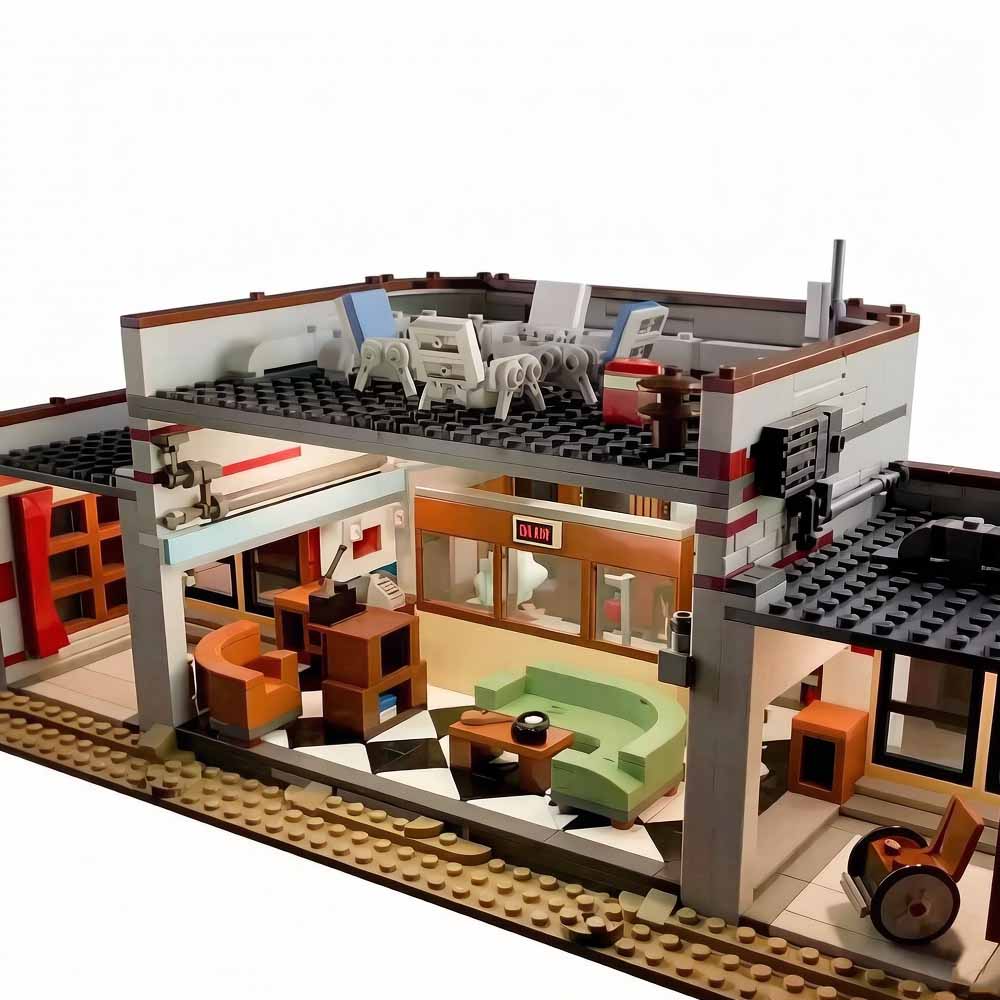 Station de radio WSQK Stranger Things à construire 1309 pièces – visuel 5