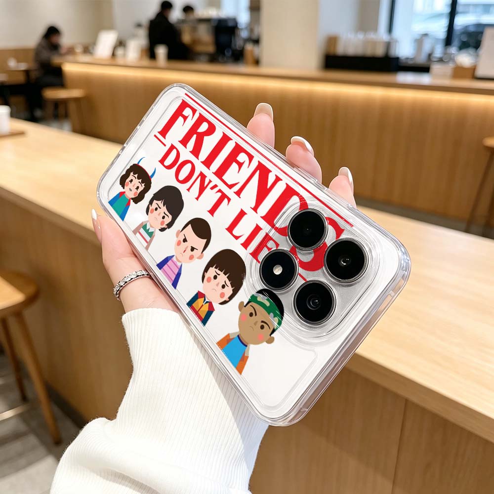Coque Xiaomi transparente Stranger Things Friends Don't Lie – visuel 3