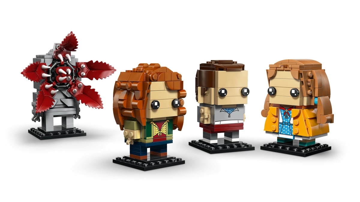 Set LEGO BrickHeadz Stranger Things Onze, Max, Demogorgon et Holly 40879 (584 pièces) – visuel 2