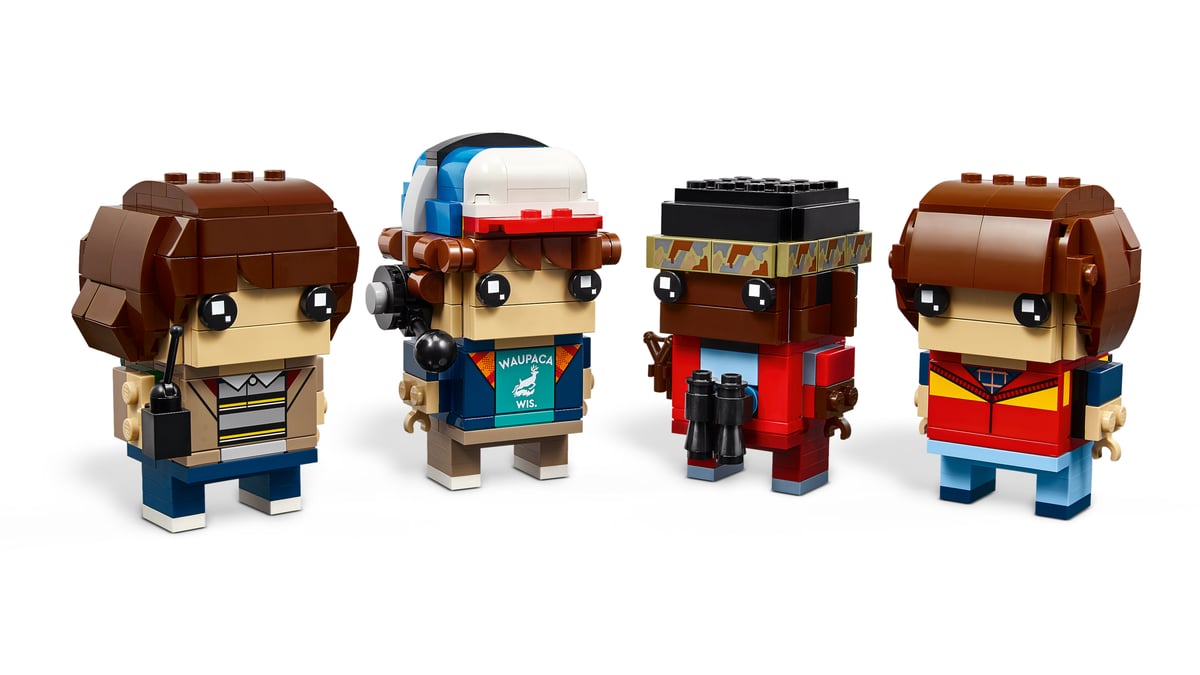 Set LEGO BrickHeadz Stranger Things Mike, Dustin, Lucas et Will 40801 (542 pièces) – visuel 3