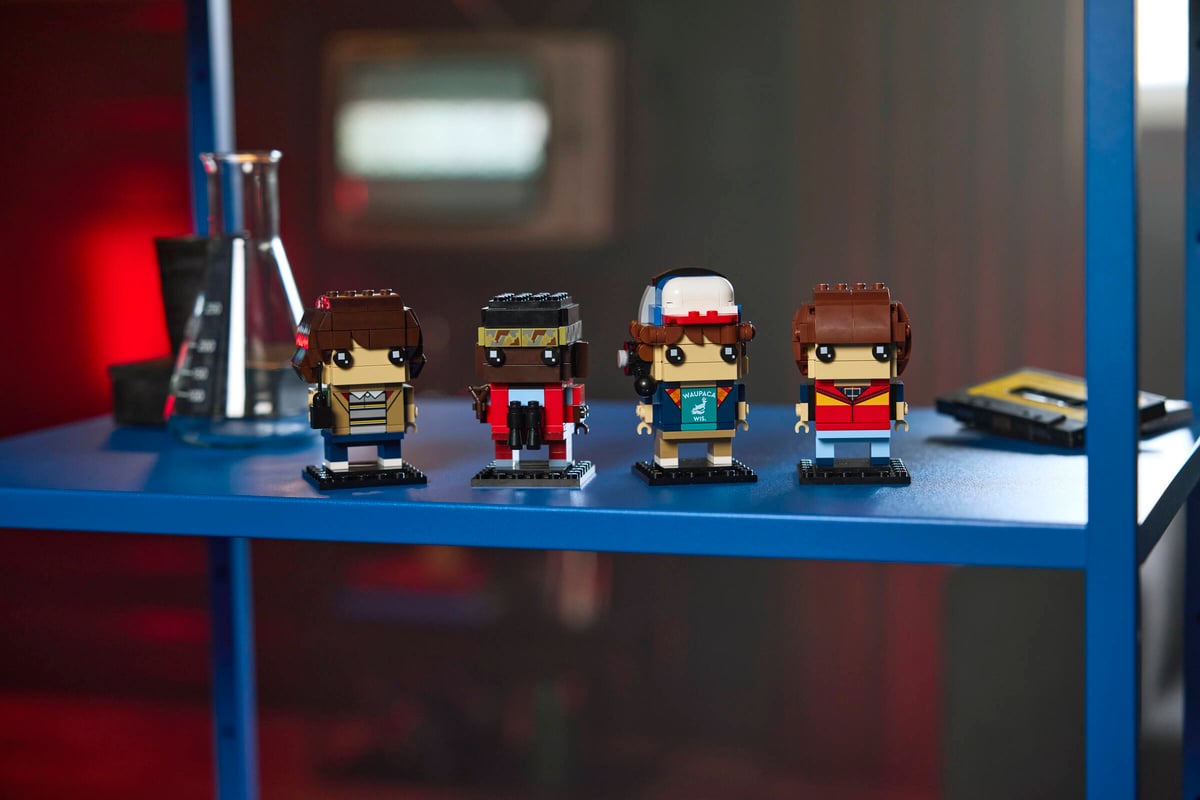 Set LEGO BrickHeadz Stranger Things Mike, Dustin, Lucas et Will 40801 (542 pièces) – visuel 4
