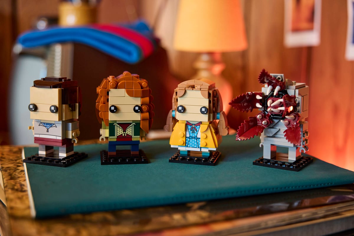Set LEGO BrickHeadz Stranger Things Onze, Max, Demogorgon et Holly 40879 (584 pièces) – visuel 4