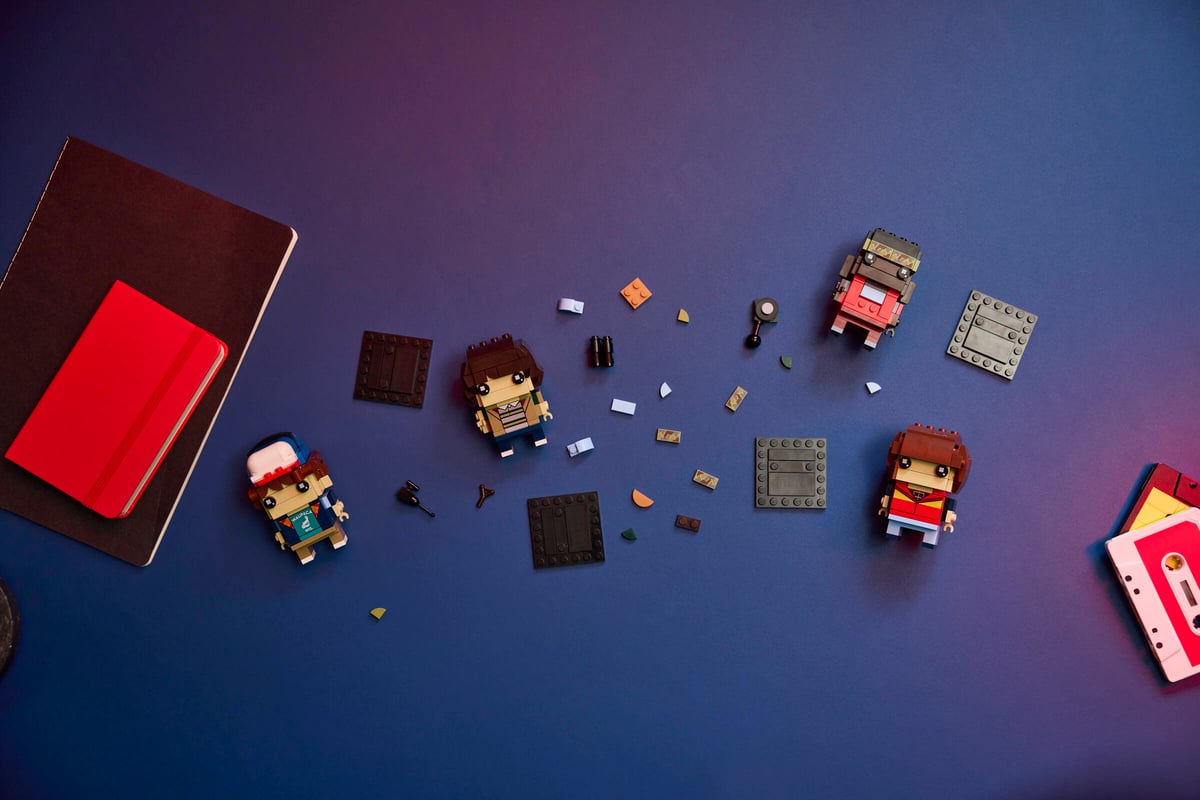Set LEGO BrickHeadz Stranger Things Mike, Dustin, Lucas et Will 40801 (542 pièces) – visuel 5