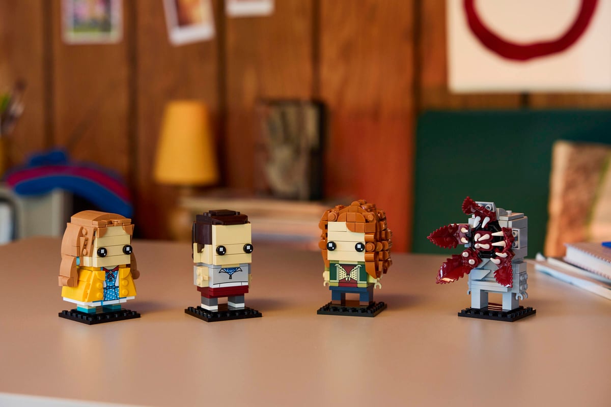 Set LEGO BrickHeadz Stranger Things Onze, Max, Demogorgon et Holly 40879 (584 pièces) – visuel 6