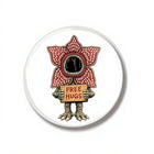 Badge 44 mm Stranger Things Demogorgone Free Hugs