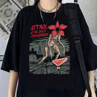 T-shirt da donna Stranger Things Attack of the 50 ft Demogorgone