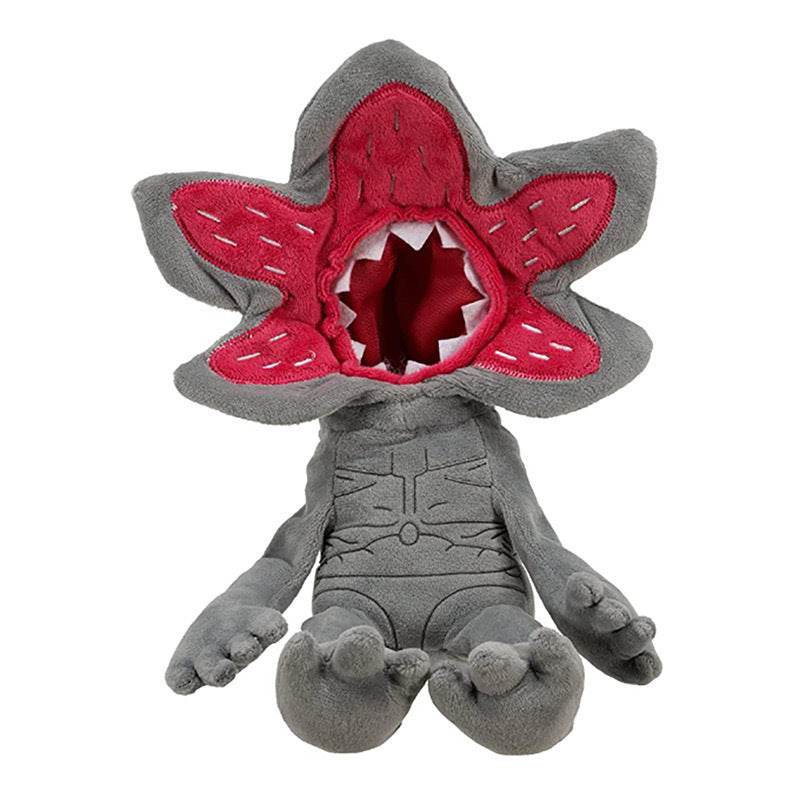 Peluche Stranger Things Demogorgon gris assis vu de face