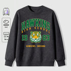 Felpa oversize Stranger Things Hawkins High School tigre