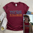 T-shirt da uomo Stranger Things WSQK The Squawk 94.5 FM