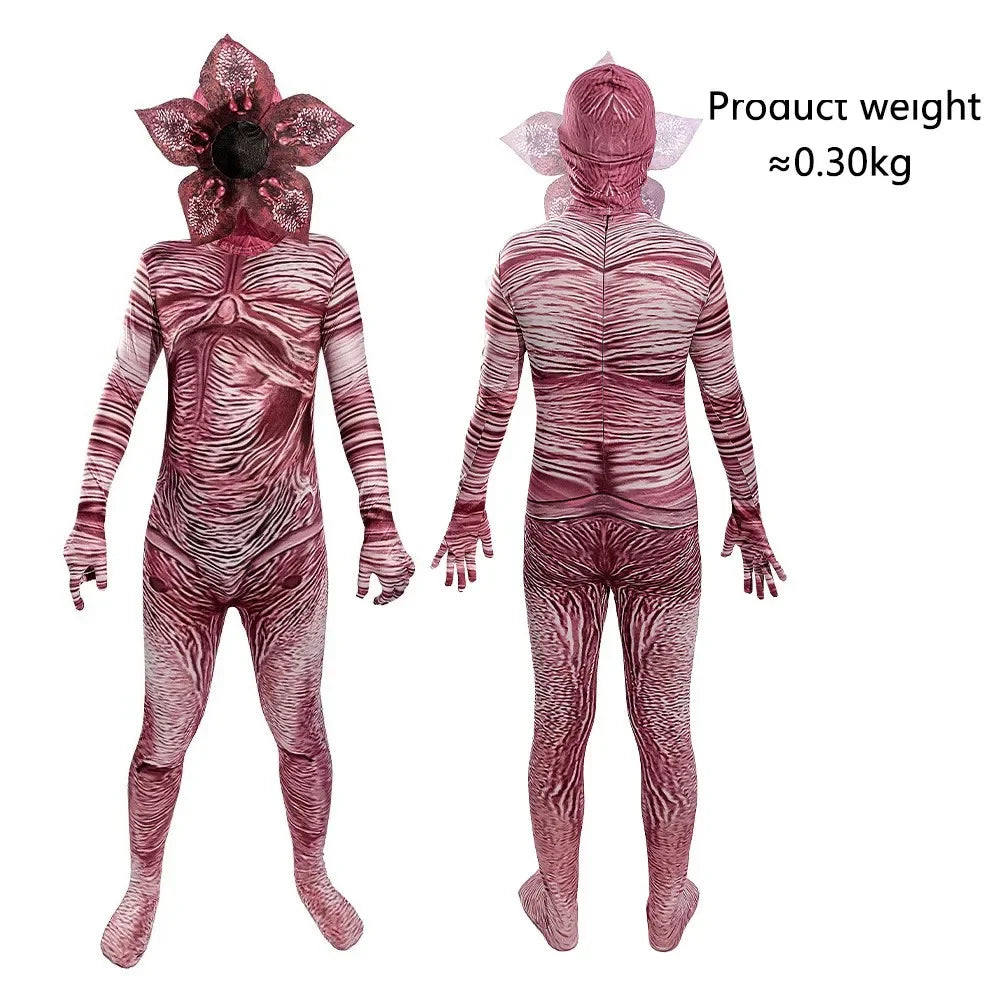 Combinaison seconde peau Stranger Things Demogorgon vu de face