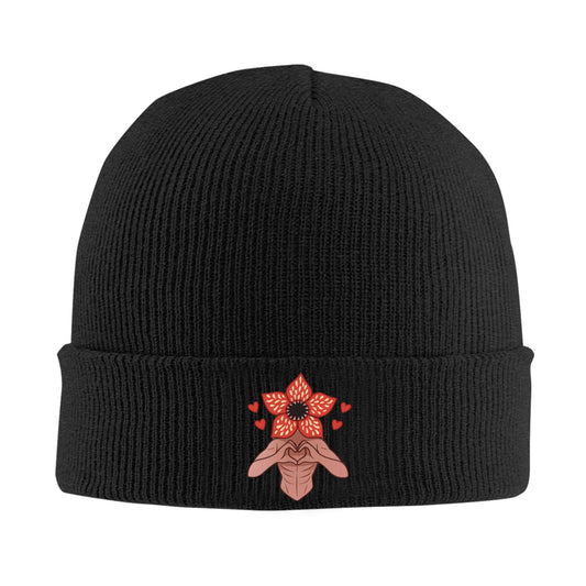 Bonnet Stranger Things Demogorgon brodé – coloris Noir