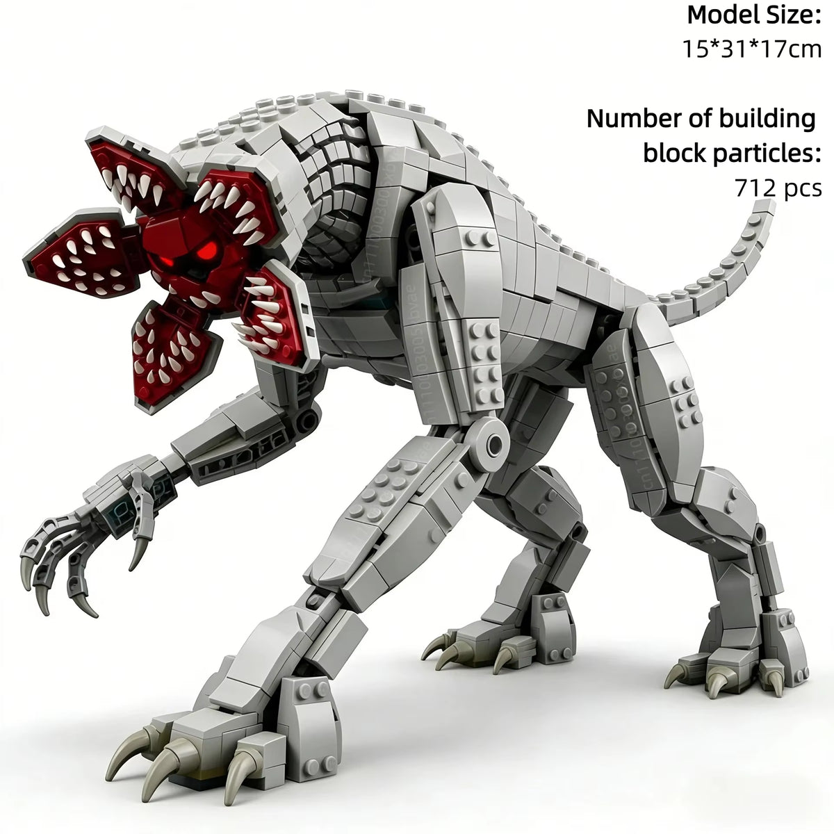 Figurine à construire Stranger Things Demodog vu de face
