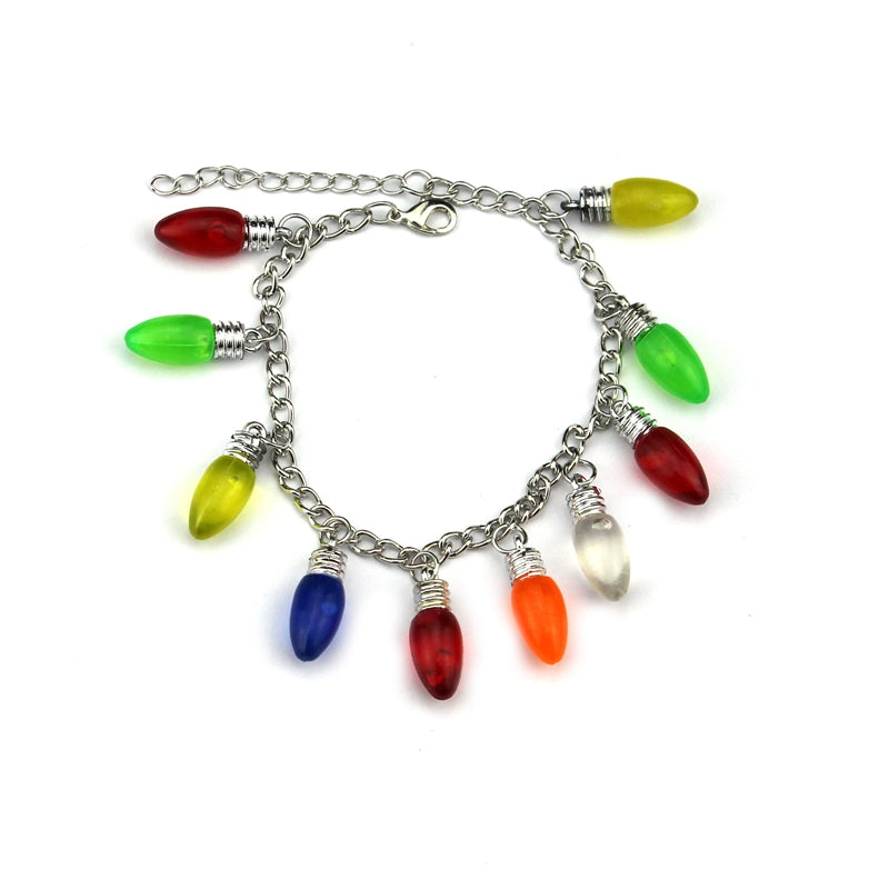 Bracelet Stranger Things ampoules de la guirlande vu de face