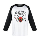 T-shirt da uomo maniche lunghe Stranger Things Hellfire Club