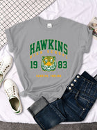 T-shirt da donna Stranger Things Hawkins High School tigre 1983