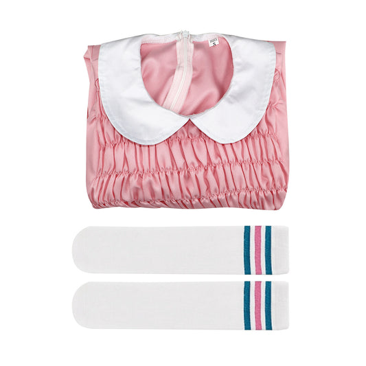 Ensemble cosplay Stranger Things style Onze rose vu de face