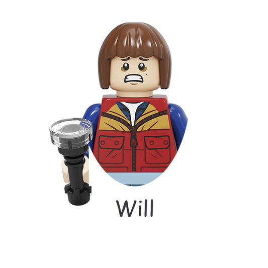 Mini figurine à construire Stranger Things Will Byers vu de face