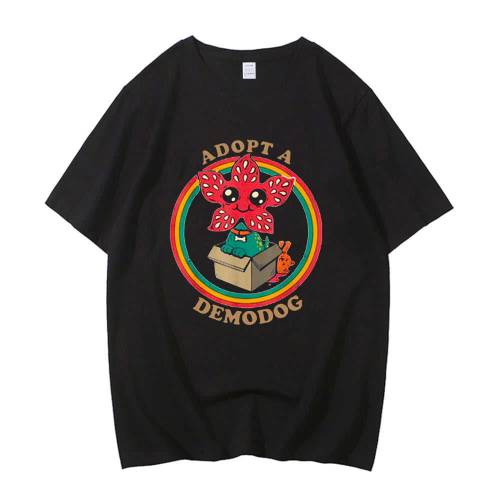 T-shirt homme Stranger Things Adopt a Demodog vu de face