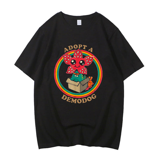 T-shirt homme Stranger Things Adopt a Demodog vu de face