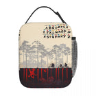 Borsa termica Stranger Things muro dell'alfabeto foresta