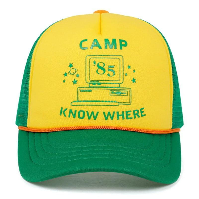Casquette Stranger Things Dustin Camp Know Where vu de face