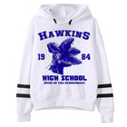 Maglione bianco Stranger Things Hawkins High School 1984