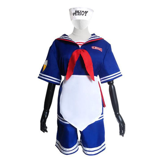 Uniforme Stranger Things Scoops Ahoy fille vu de face
