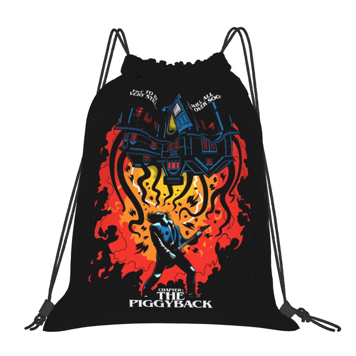 Sac à cordon Stranger Things The Piggyback vu de face