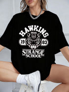 T-shirt da donna Stranger Things Hawkins Strange School 1983
