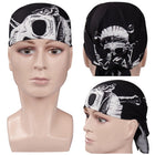 Bandana Stranger Things teschio stile Eddie Munson annodato