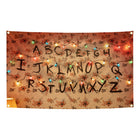 Bandiera arazzo Stranger Things muro dell'alfabeto carta da parati