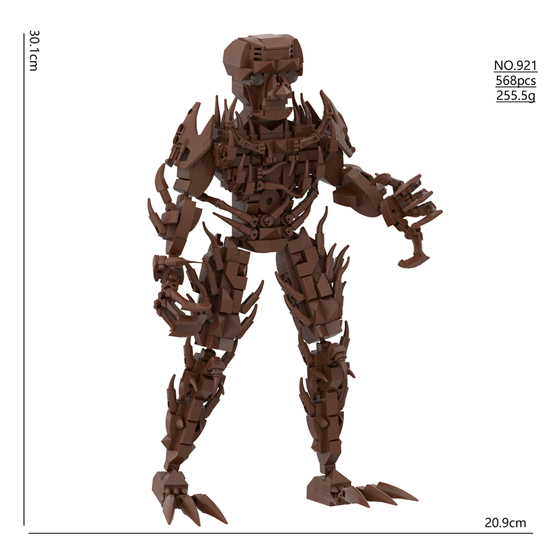Figurine à construire Stranger Things Demogorgon sombre 568 pièces vu de face