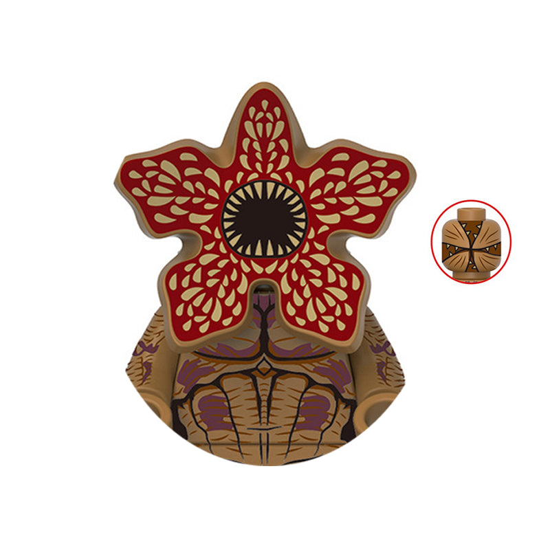 Mini figurine à construire Stranger Things Demogorgon fleur ouverte vu de face