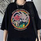 T-shirt da donna Stranger Things Upside Down Nature Reserve