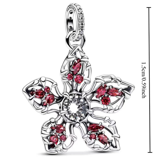 Charm Stranger Things fleur du Demogorgon vu de face