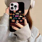 Cover iPhone opaca Stranger Things adesivi del gruppo