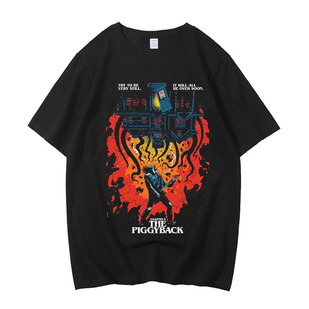 T-shirt homme Stranger Things The Piggyback vu de face