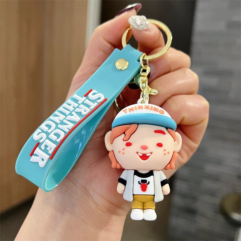 Porte-clés 3D Stranger Things Dustin Henderson vu de face
