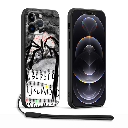 Coque iPhone Stranger Things motif Mix03 4218 vu de face
