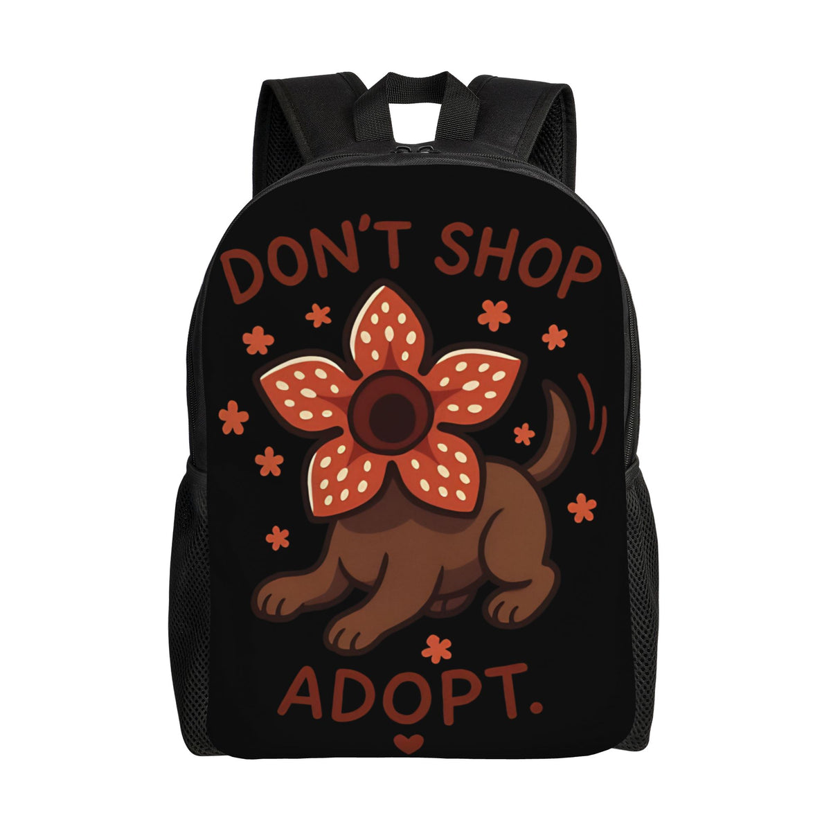 Sac à dos Stranger Things Don't Shop Adopt Demodog vu de face