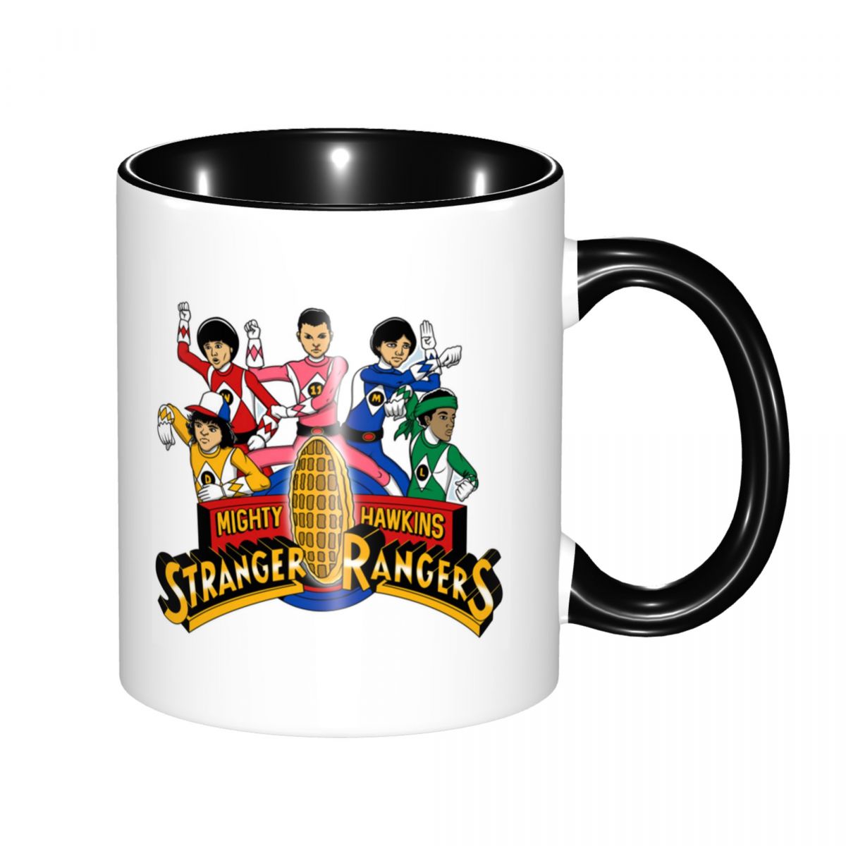 Mug Stranger Things Mighty Hawkins Rangers – coloris Noir